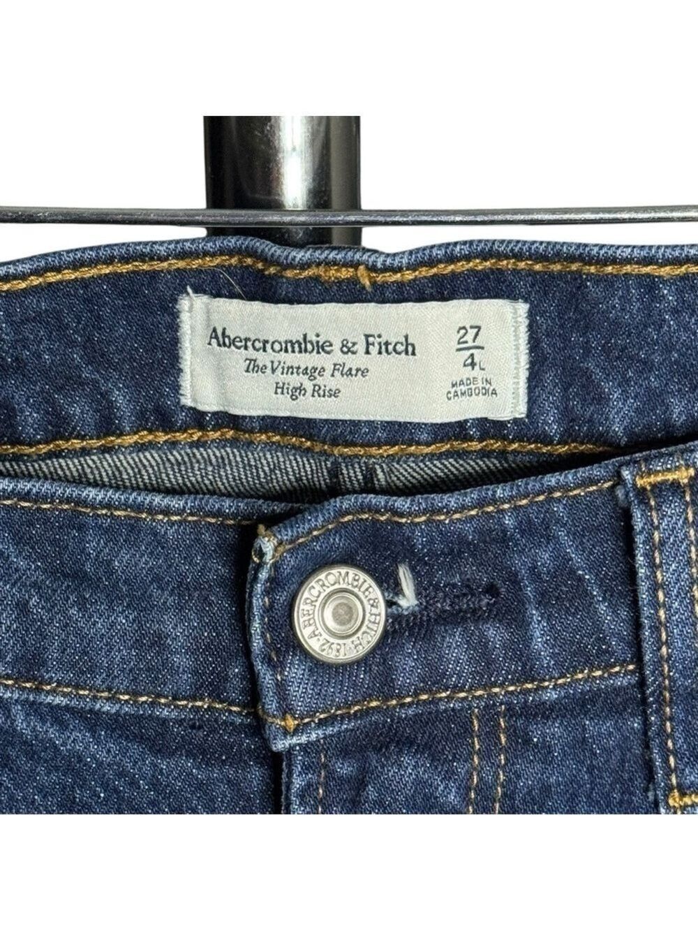 Abercrombie and Fitch The Vintage Flare High Rise Jean - Picture 3 of 5